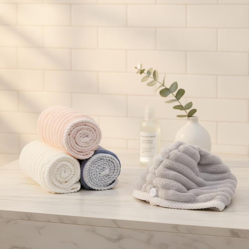 Spa Towel - Microvezel haarhanddoek voor dames, extra dik,