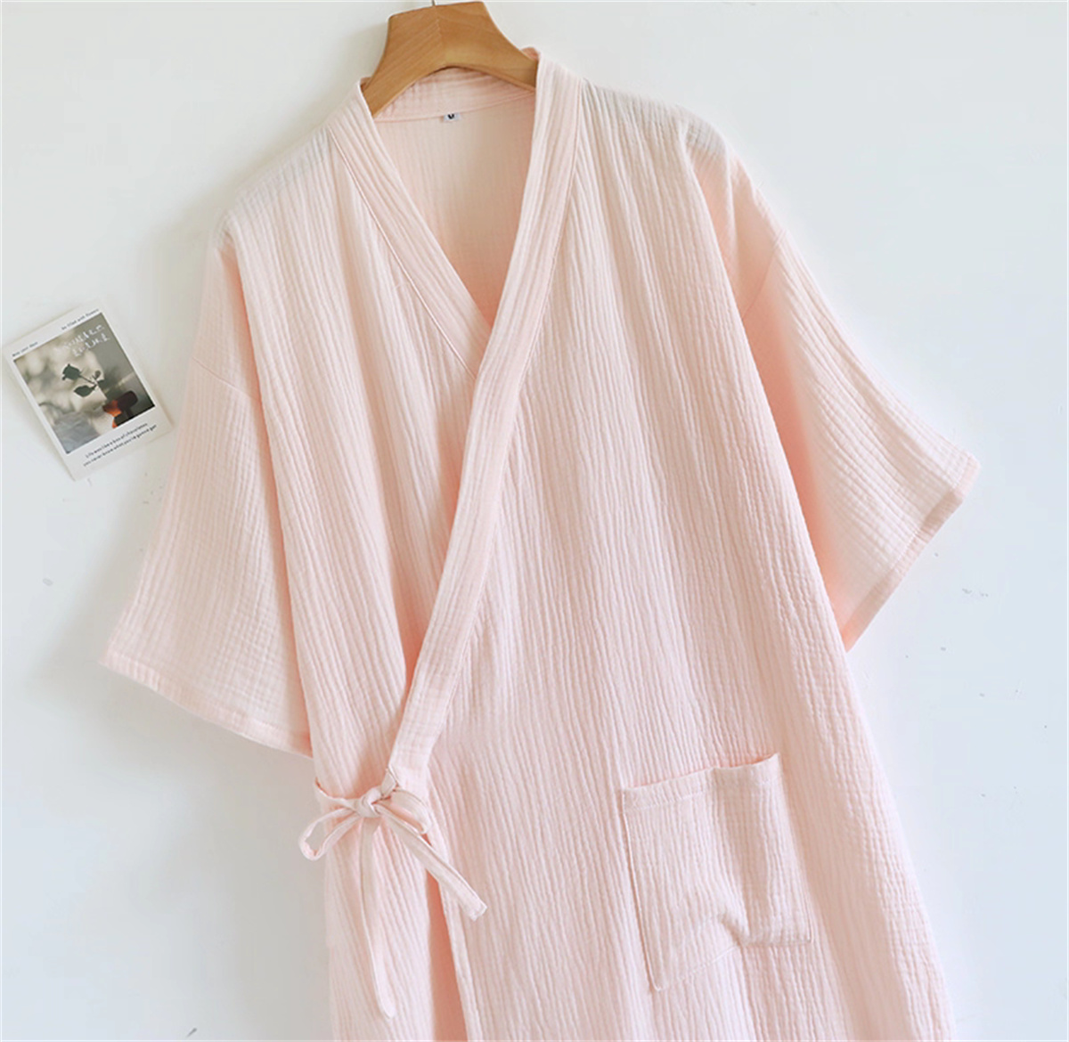 Lente/Zomer 100% Katoenen Crêp - Bathrobe recensie en prijs