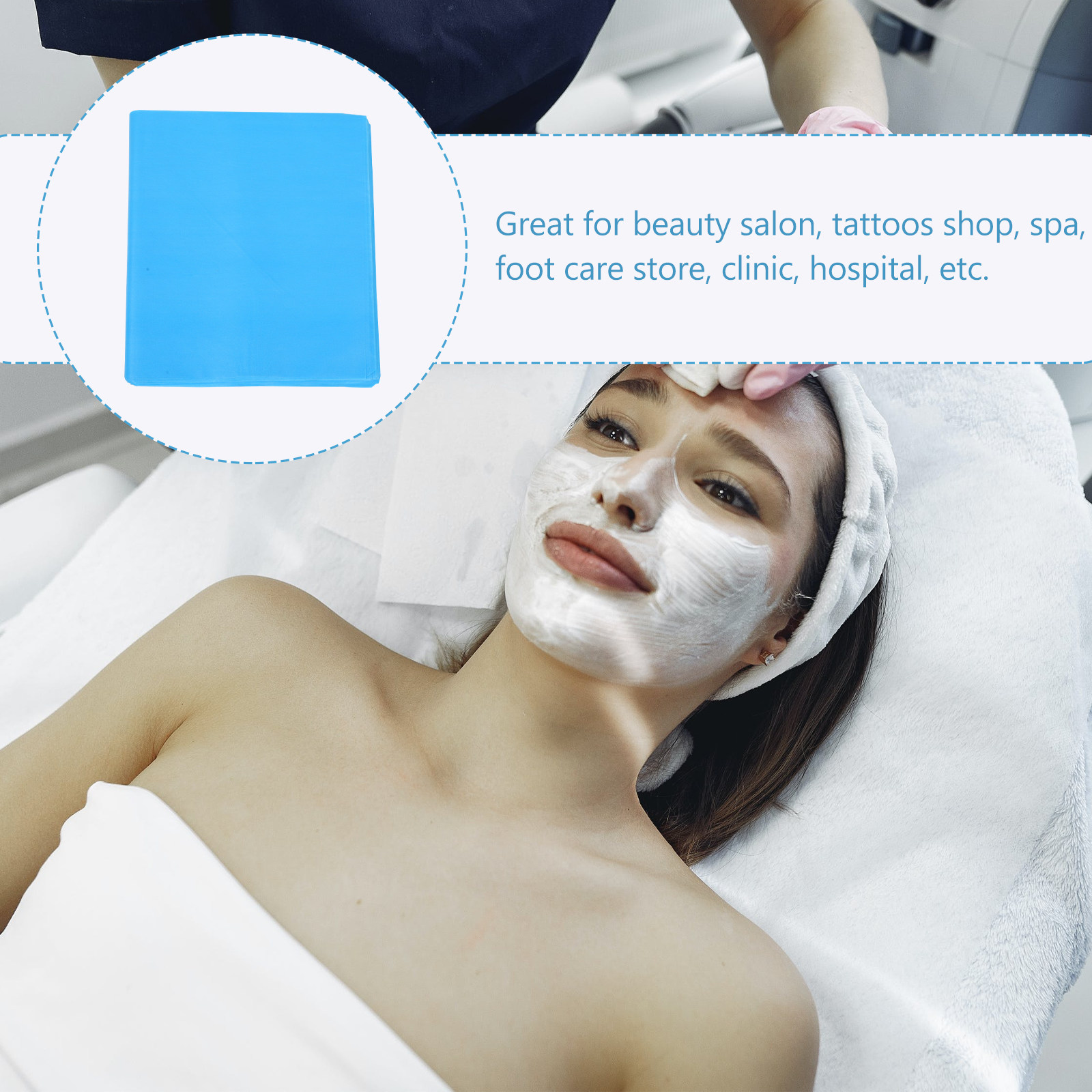 100 stuks wegwerphanddoeken vo - Spa Towel recensie en prijs