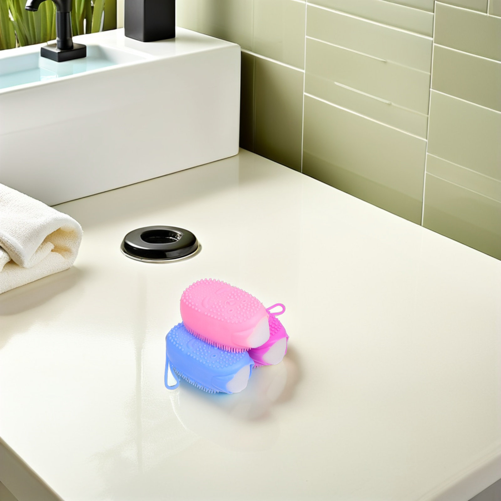 3 stuks siliconen doucheborste - Body Brush recensie en prijs
