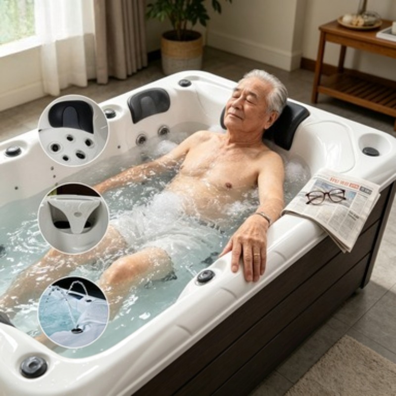 Massagebad Acryl Whirlpool Spa - Spa Massager recensie en prijs