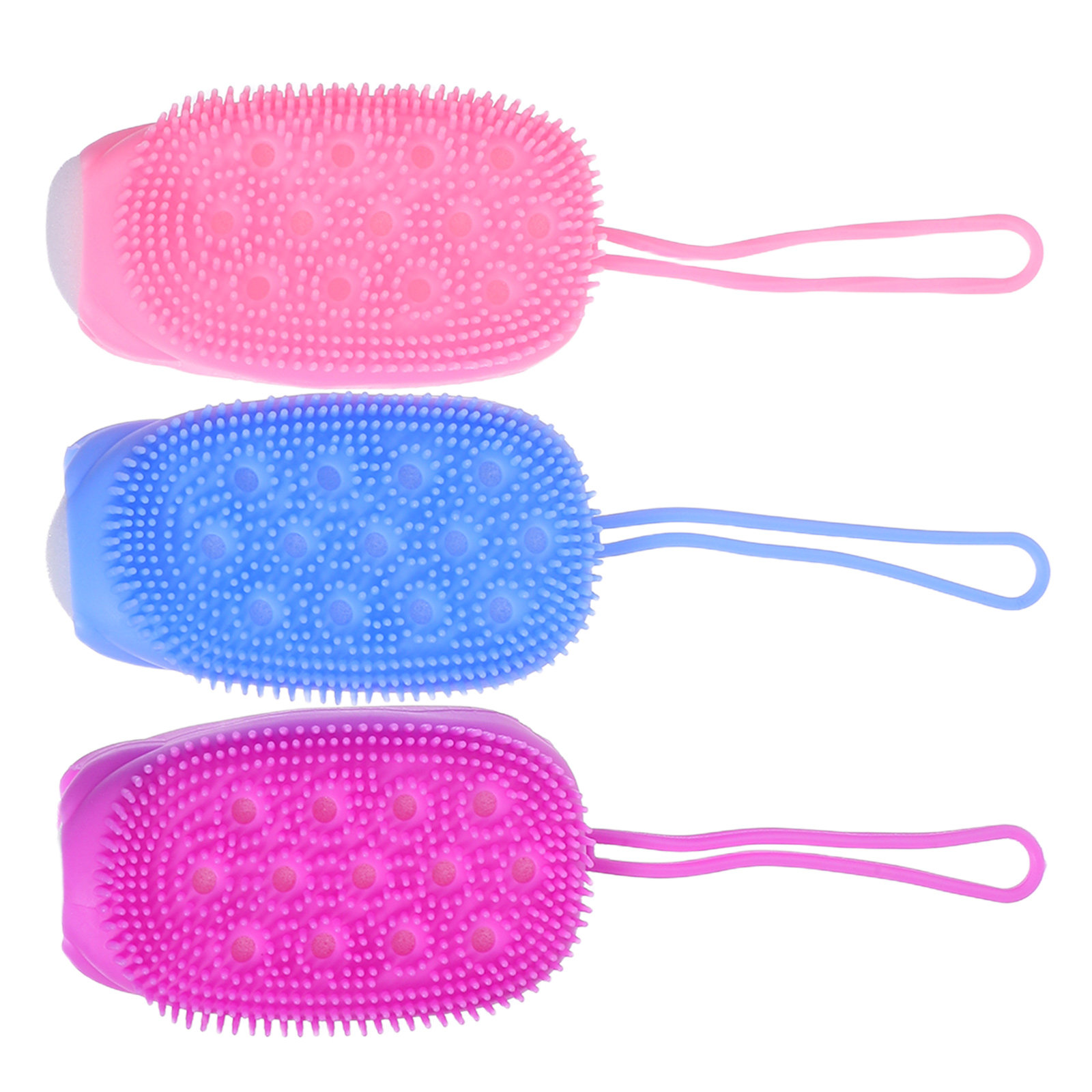 3 stuks siliconen scrubborstel - Body Brush recensie en prijs